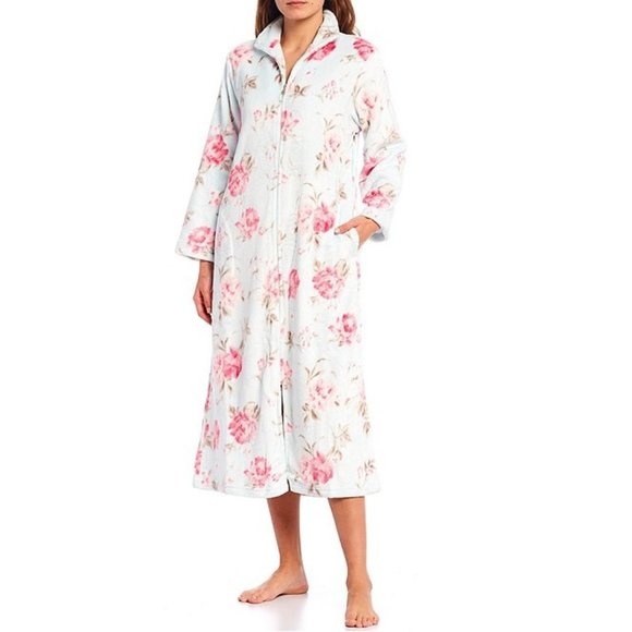 miss elaine long zip front robes